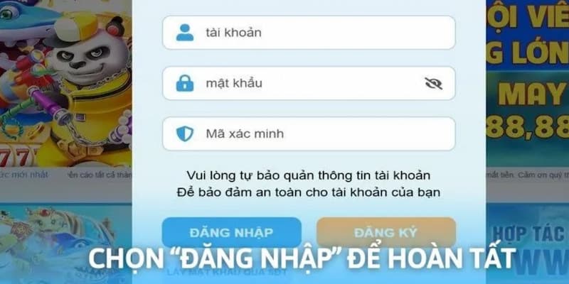 Cách đăng nhập nhanh chóng